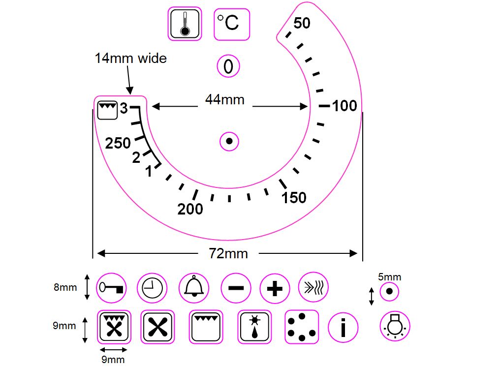 Bosch
                        oven dial